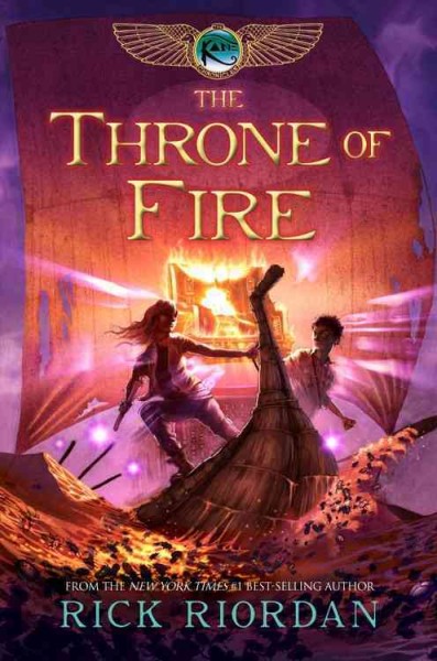 The throne of fire (Book #2) [Hard Cover] / Rick Riordan.